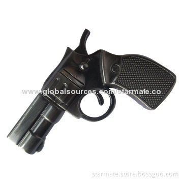 Pistol-shaped USB Flash Drive with 512MB to 64GB Capacity